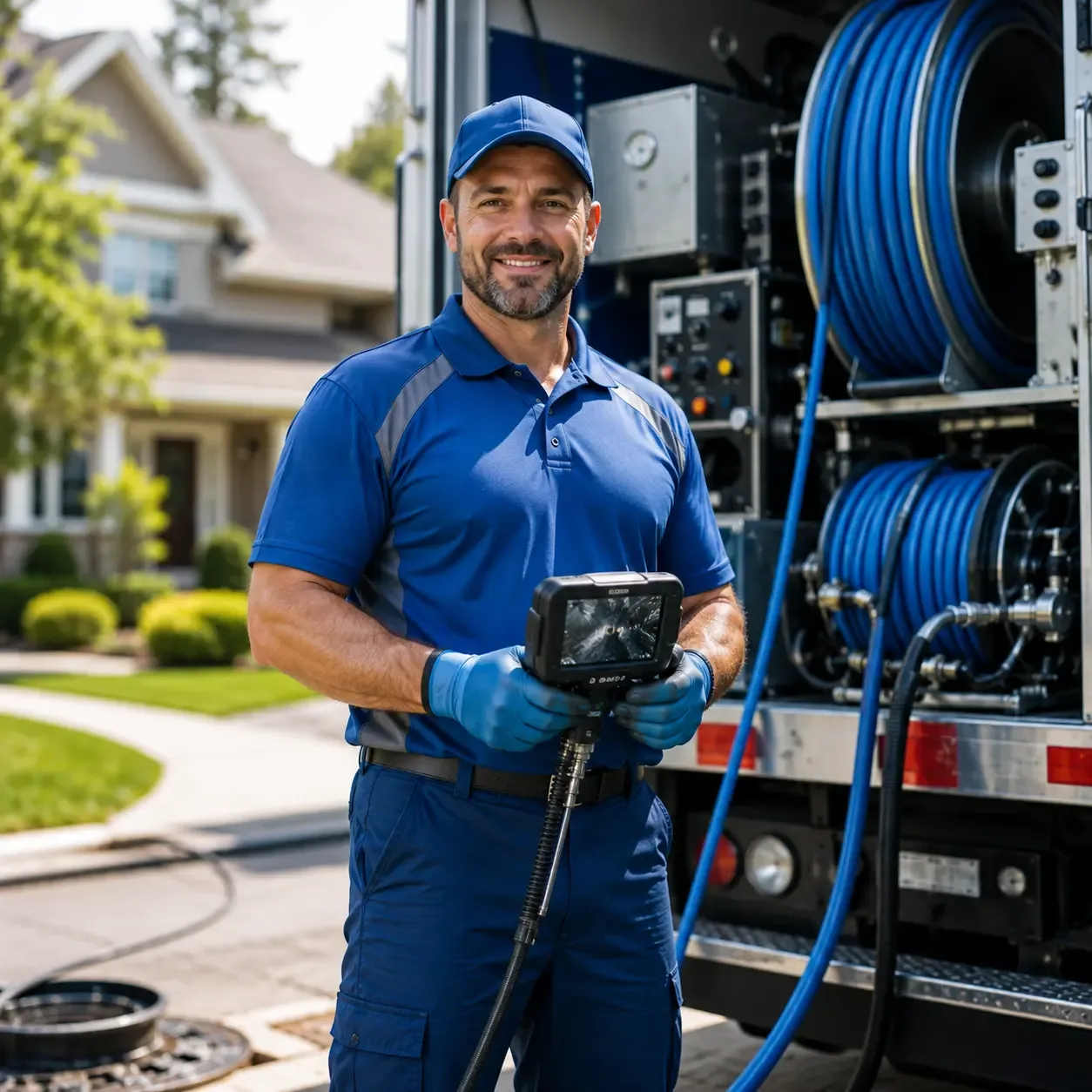 Local outdoor drain cleaning specialists in Columbia Station, OH